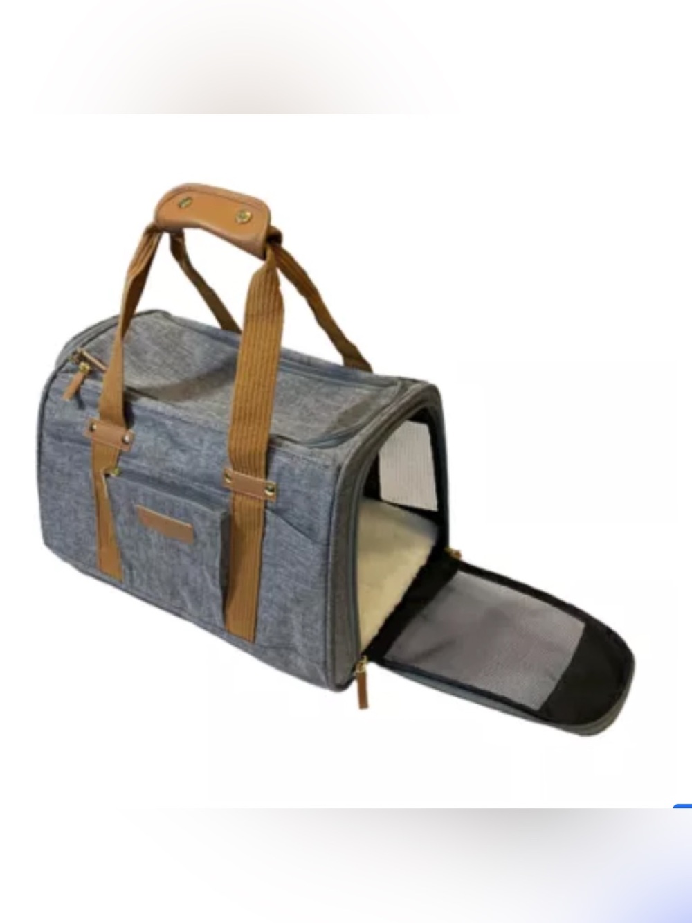 Sherpa Element Airline Approved Dog & Cat Carrier, Medium, Gray
